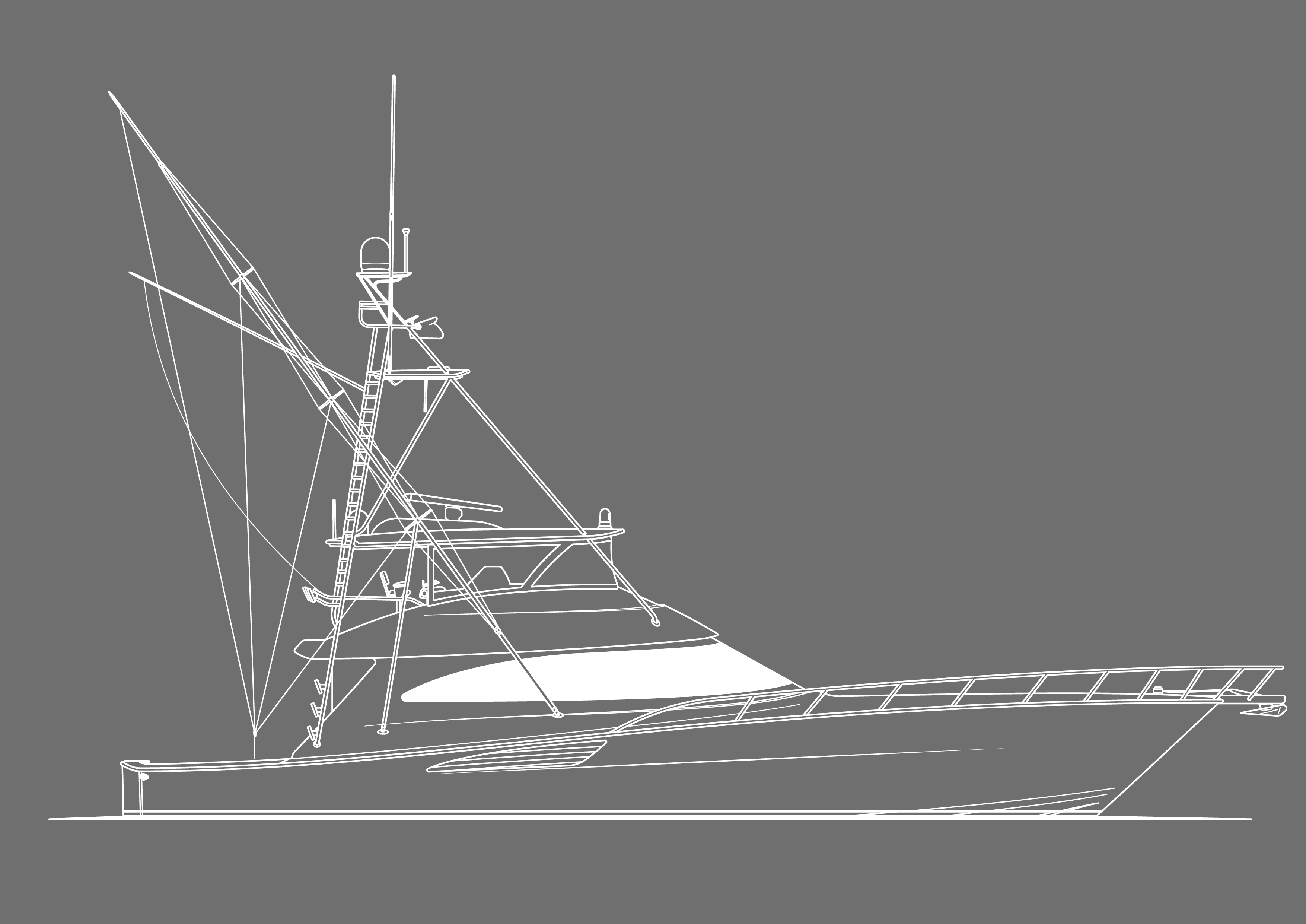 Sportfish (Side Profile) 