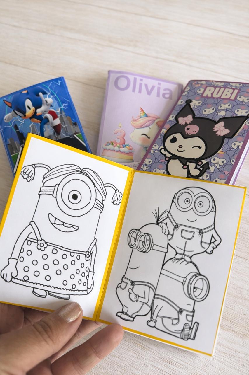 Pack 150 livrinhos para colorir