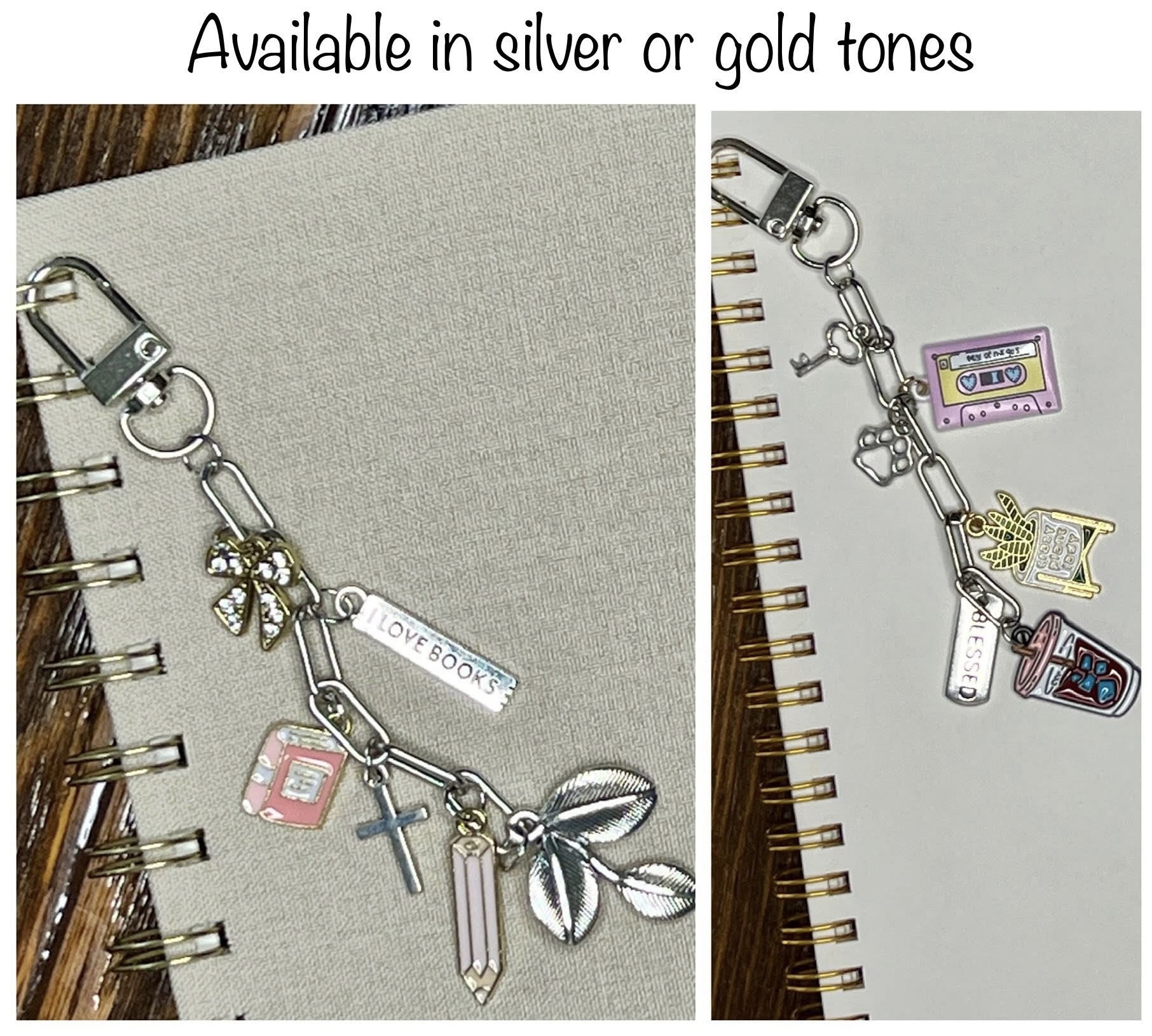 Journal Charm Chain Large
