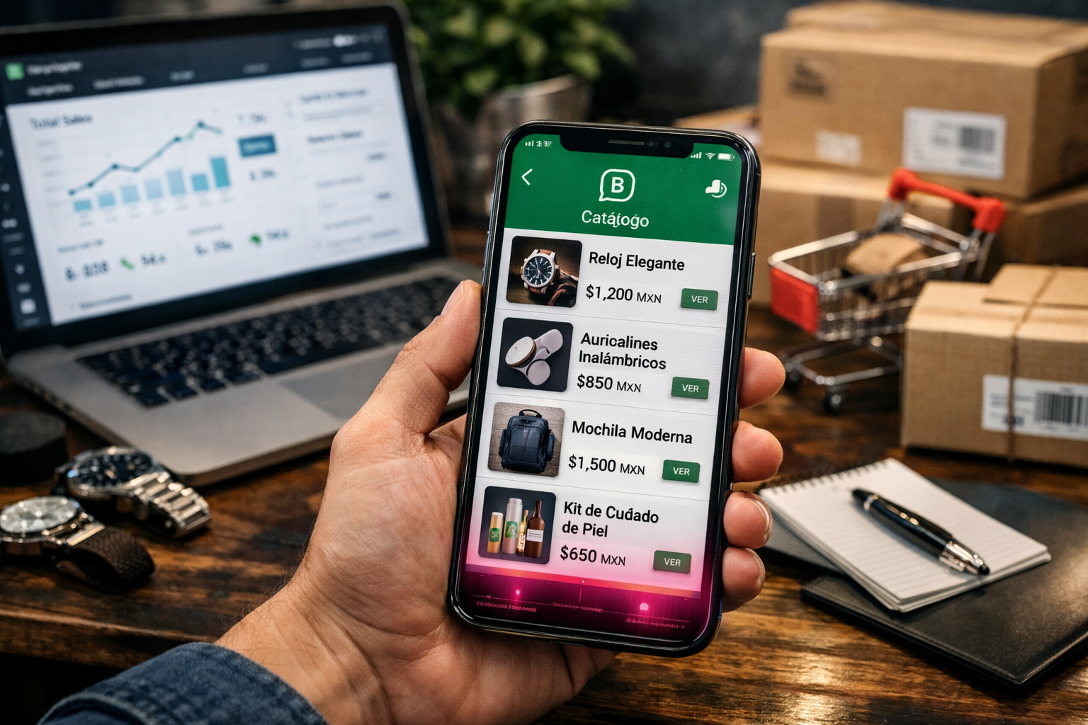 Catalogo de Ventas en WhatsApp Business