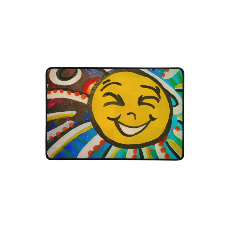 Happy Vibrance Sun Desk mat
