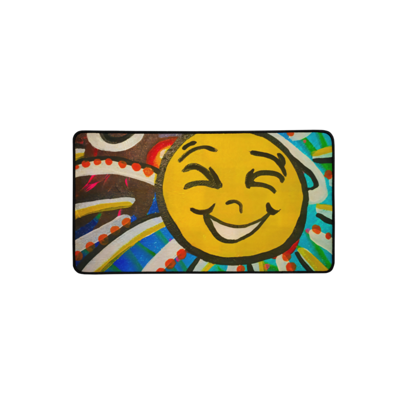 Happy Vibrance Sun Desk mat