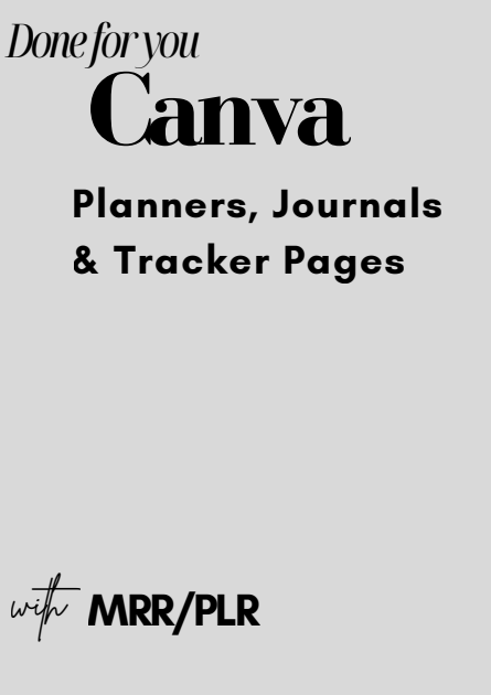 7,500+ Canva Planners, Trackers & Digital Assets Mega Bundle