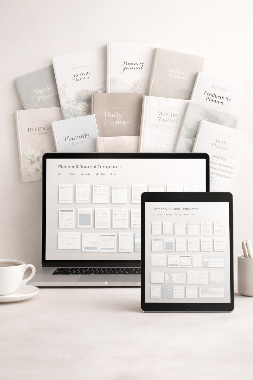 Canva Planner & Journal Mega Bundle (with MRR)