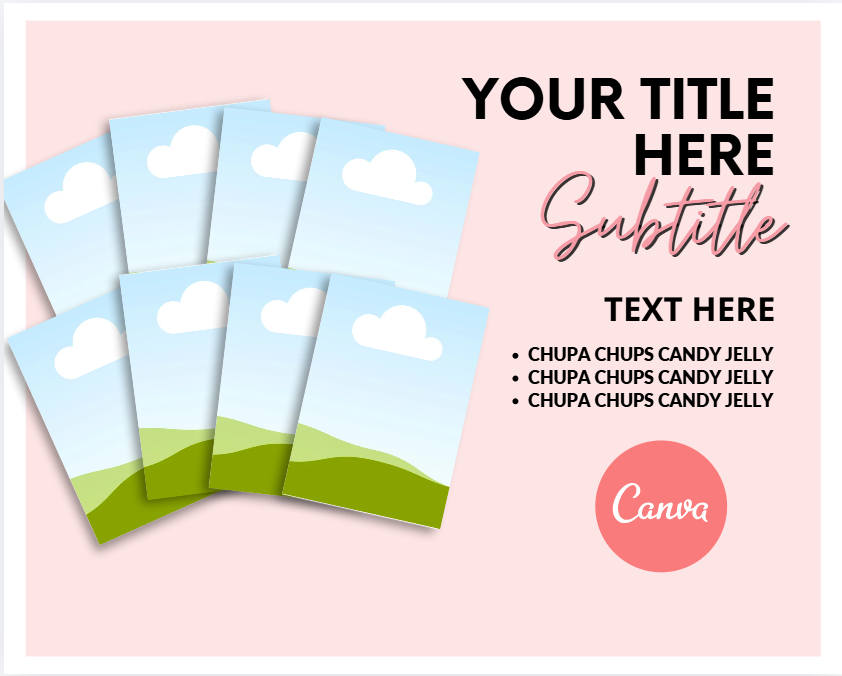 Digital Shop Templates Bundle (Canva Editable)