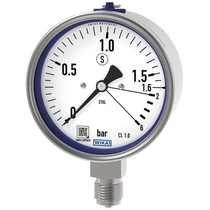 Models 232.36, 233.36 Bourdon tube pressure gauge, stainless steel
