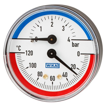 Bimetal thermomanometer 100.02