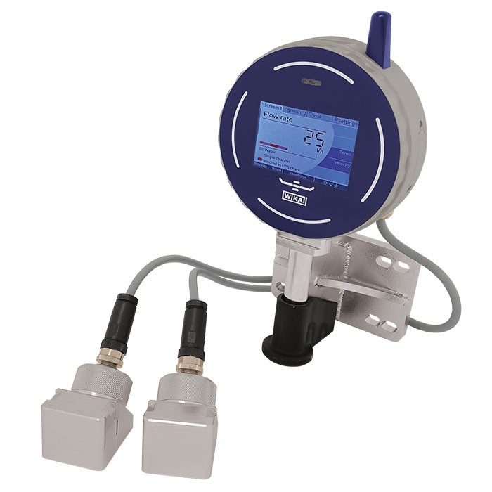 Clamp-on ultrasonic flow meter