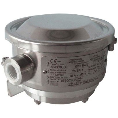 Model MW Diaphragm pressure switch