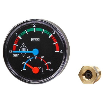 Model THM10 Bimetal thermomanometer Eco