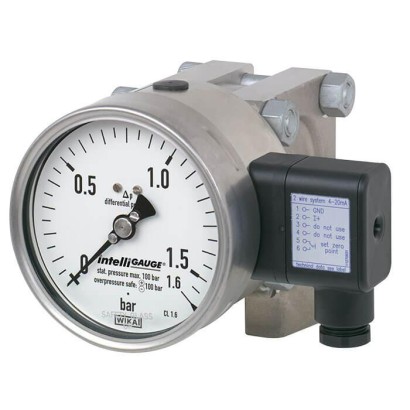 Models DPGT43HP.100, DPGT43HP.160 Differential pressure gauge with output signal