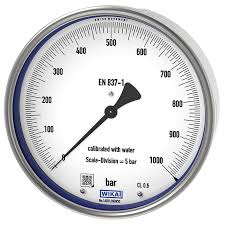 Test Pressure Gauge 332.50, 0 to 1600 bar
