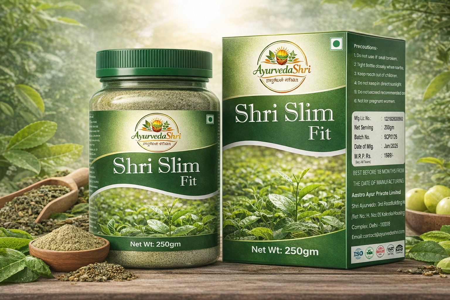Shri Slim Fit Ayurvedic Powder