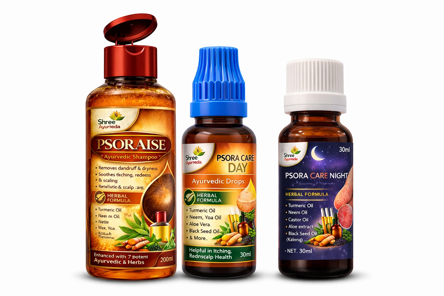 Psoraise Ayurvedic Care Set