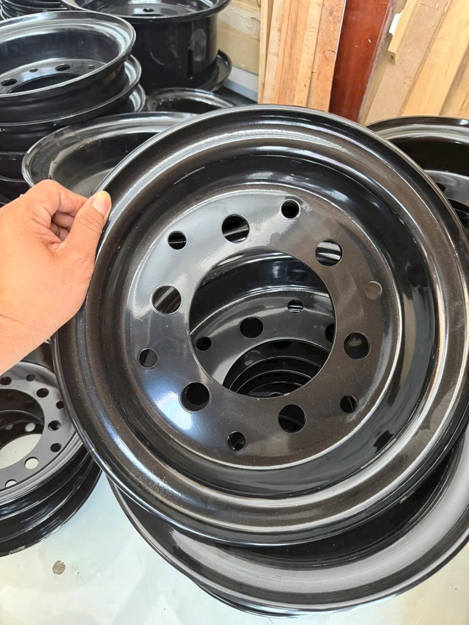 Mâm xe nâng dầu hangcha