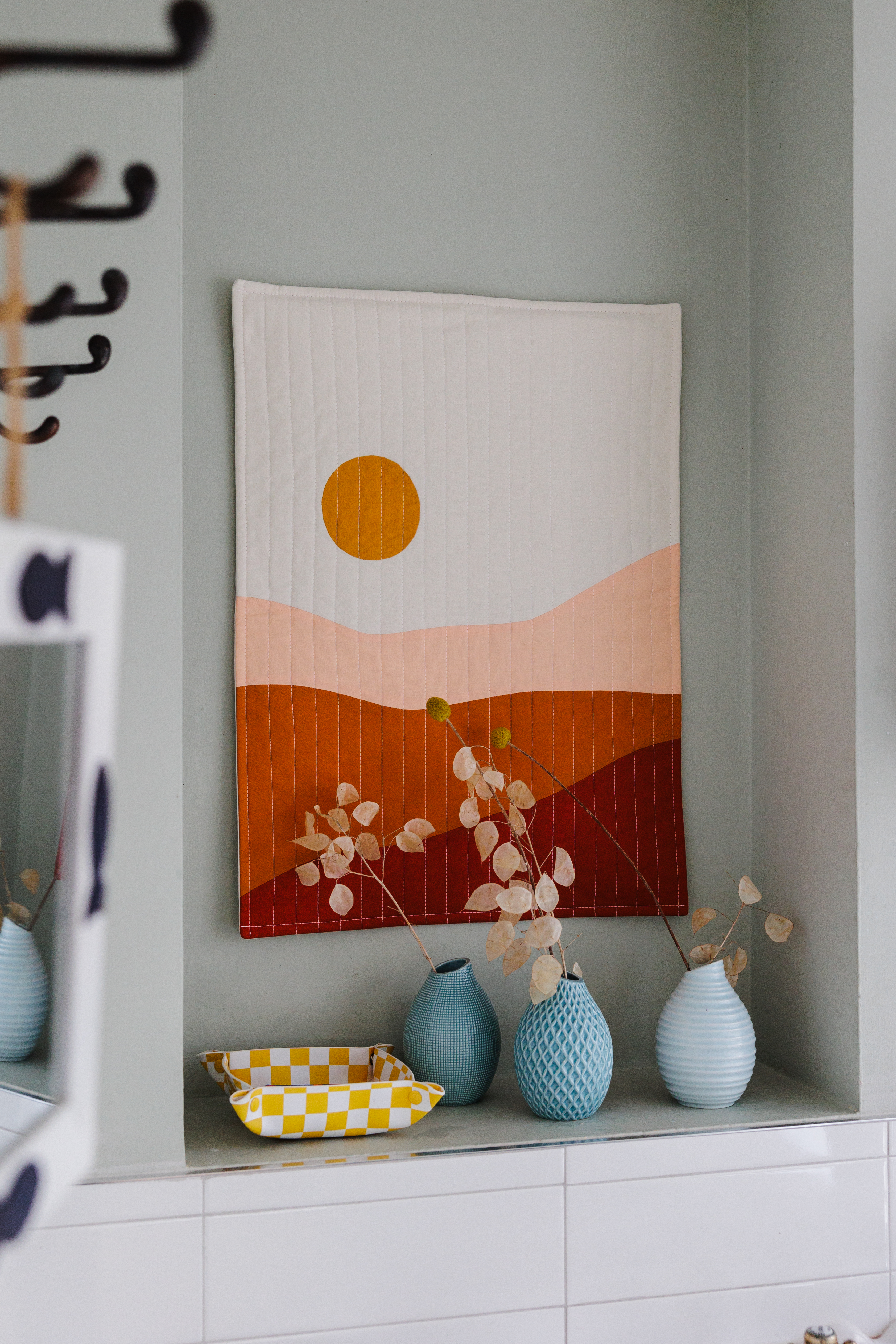 Earth & Crescent Wall Hangings