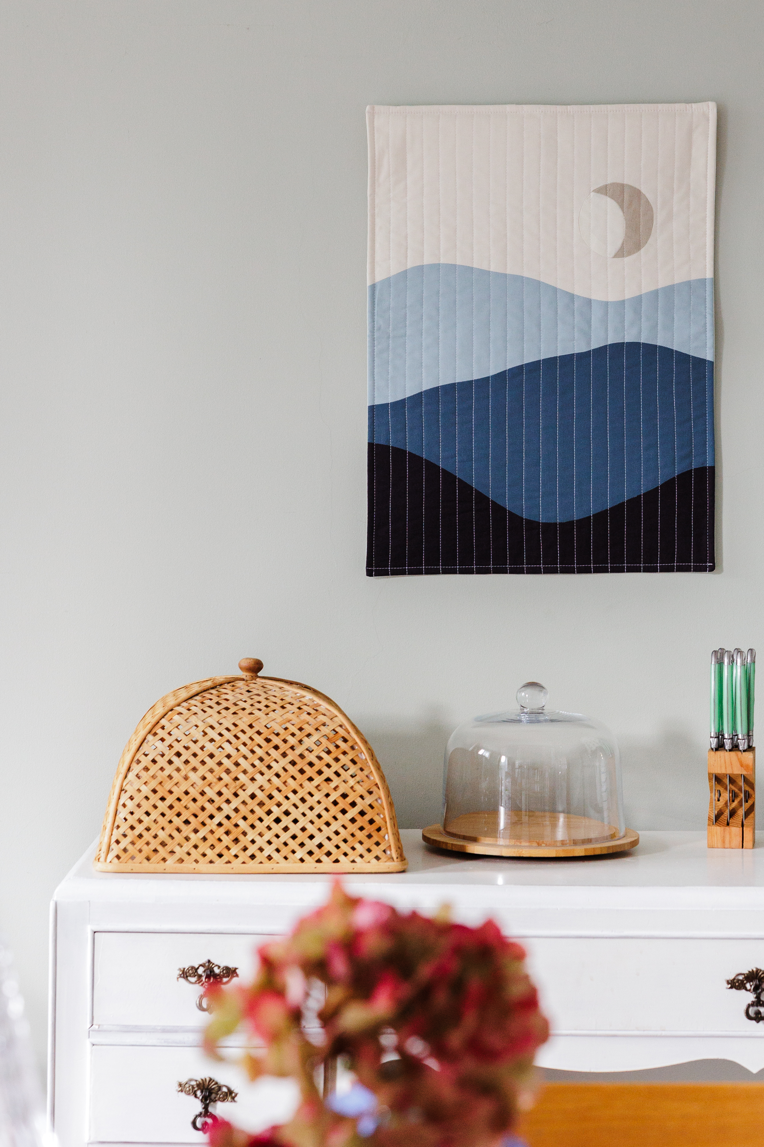 Earth & Crescent Wall Hangings