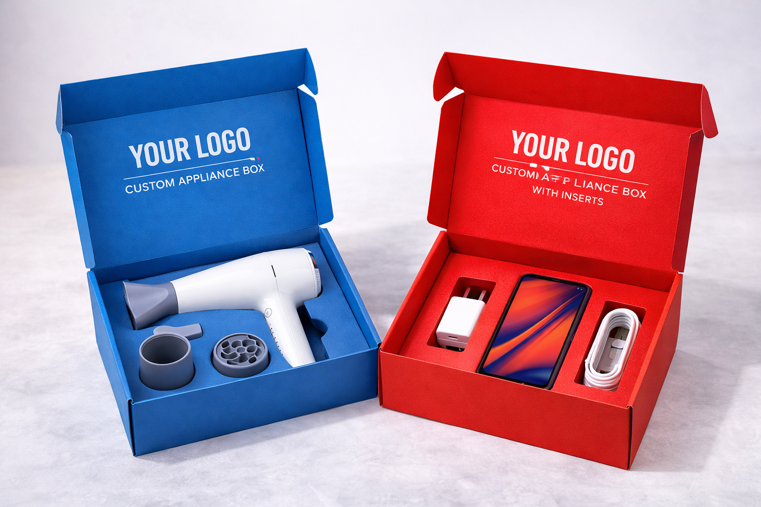 Appliance Boxes with Inserts