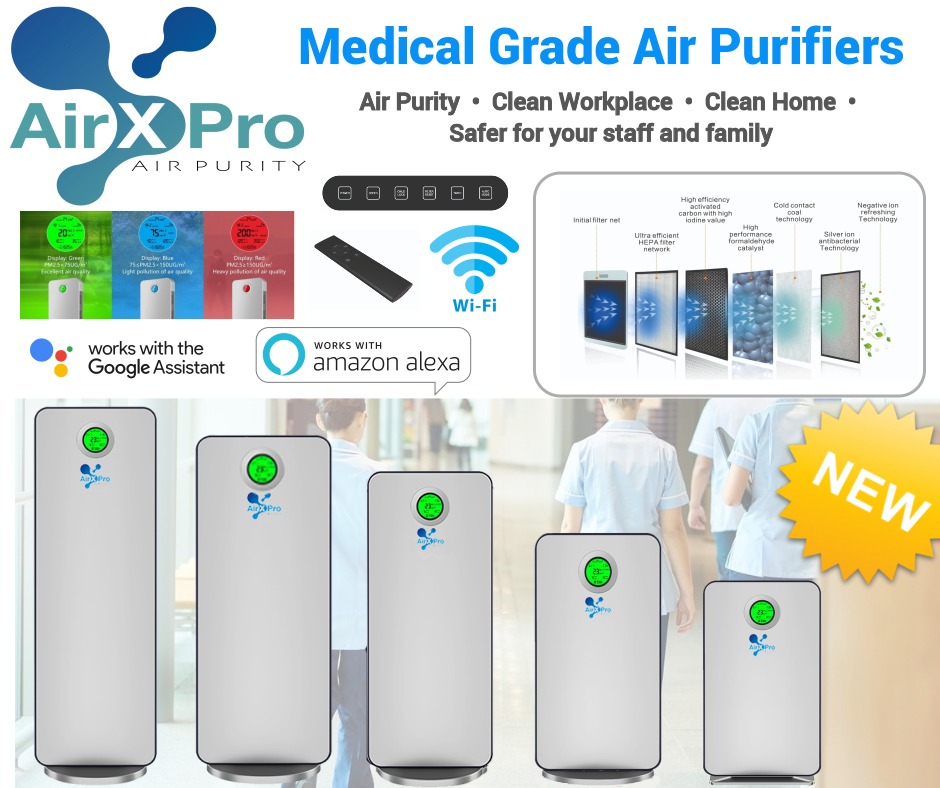 AirXPro AXP-400 – Bedroom & Living Room Air Purifier