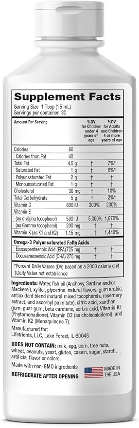 Speak+D Smooth Liquid Orange Vanilla 450ml