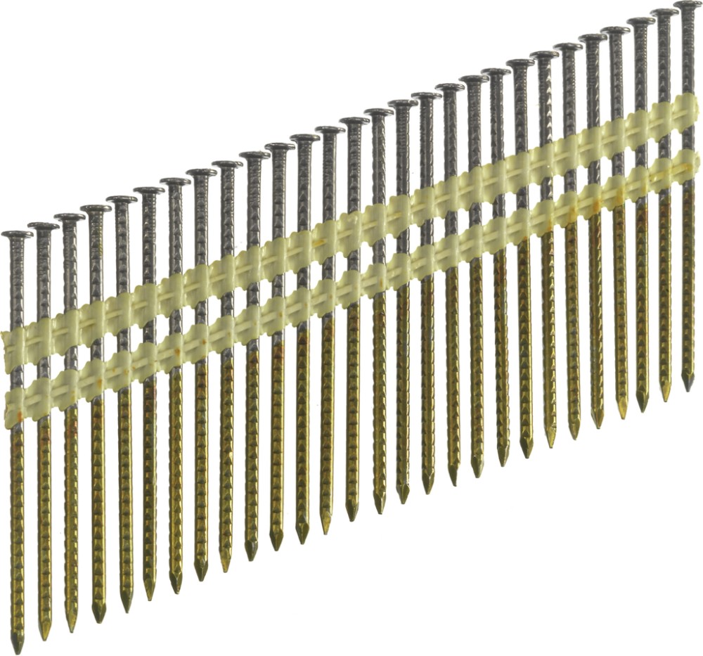 Šaudomos dantytos vinys 3,1x90, Be padengimo, 21°, HB, SENCO, 2000vnt. (vidaus darbams)