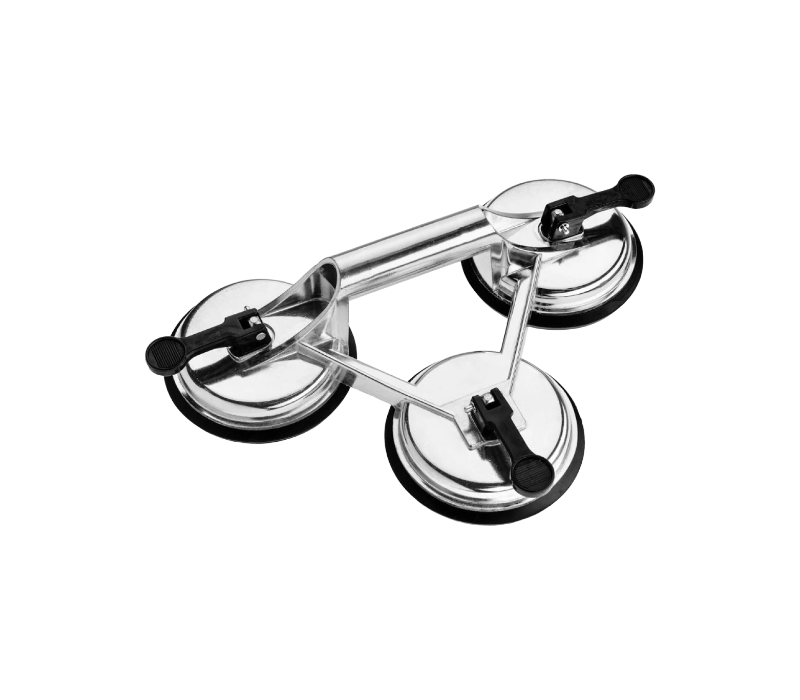 Aliumininis stiklo laikiklis, trigubas