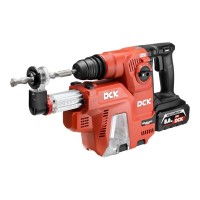 Akumuliatorinis bešepetėlinis perforatorius su nusiurbimu SDS+, 2,6J , 20V, KRHDE20V-26R2KIT, DCK (2x8,0Ah akumuliatorius, įkroviklis)