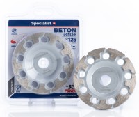 SPECIALIST+ deimantinė šlif. Lėkštelė, T formos, 125x22 mm