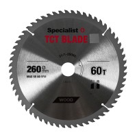 SPECIALIST+ pjovimo diskas, 260x60Tx30 mm