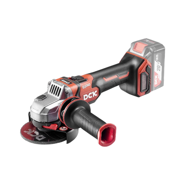 Akumuliatorinis bešepetėlinis kampinis šlifuoklis 125mm, 20V, KDSM04-125Z, DCK (be baterijos ir įkroviklio)