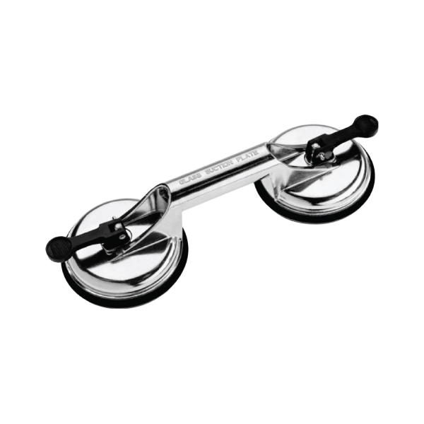 Aliumininis stiklo laikiklis, dvigubas