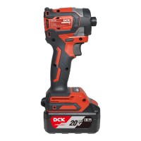 Akumuliatorinis bešepetėlinis smūginis suktukas 20V, KDPL208EK, DCK (2x4,0Ah akumuliatorius, įkroviklis)