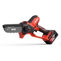 Akumuliatorinis bešepetėlinis mini grandininis pjūklas 15 cm, 20V, KDCS20061ADM, DCK (1x2,0Ah akumuliatorius, įkroviklis)