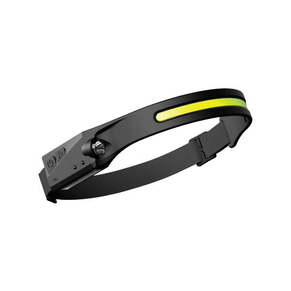 Galvos žibintuvėlis, 5W + 3W, įkraunamas USB-C, ARCAS