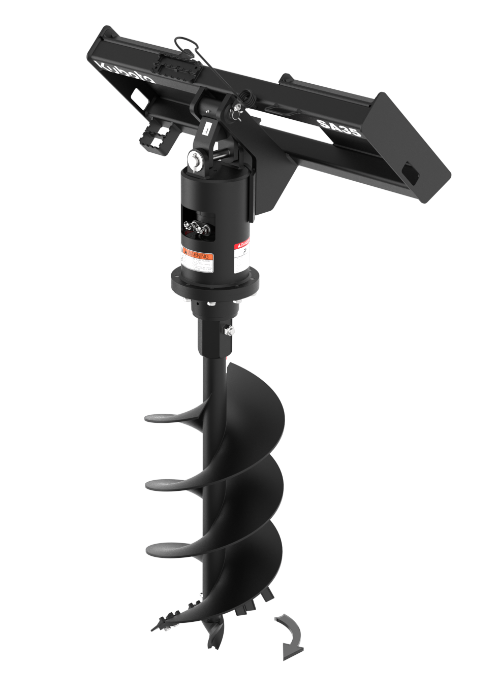 Hidraulinis žemės grąžto siurblys mini krautuvui