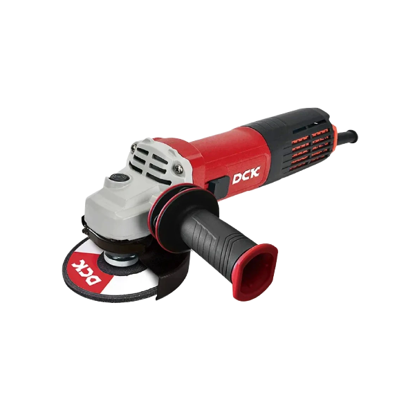 Elektrinis kampinis šlifuoklis su antvibracine rankena 125mm, 950W, KSM03-125S, DCK