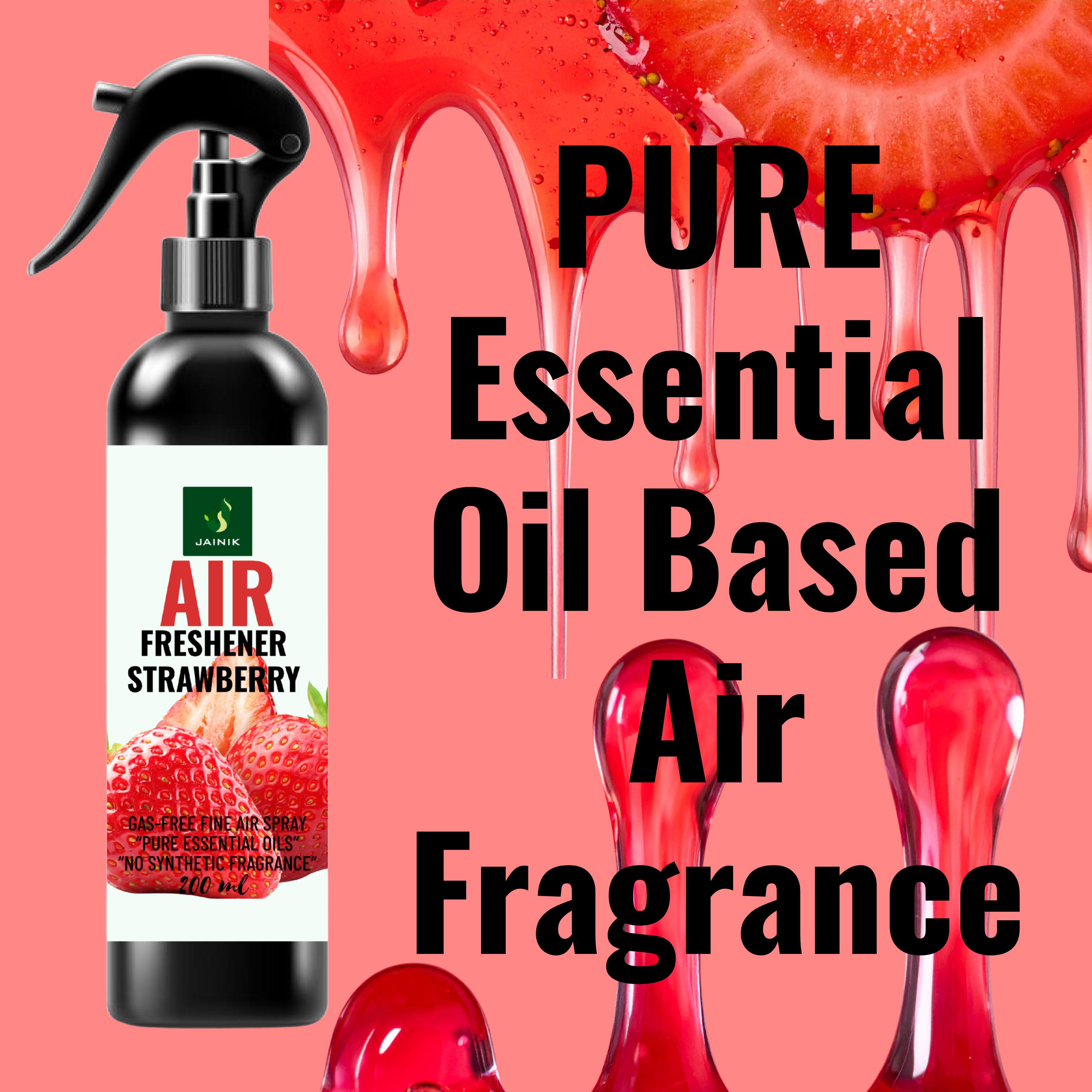 2 Strawberry Air Freshener Spray