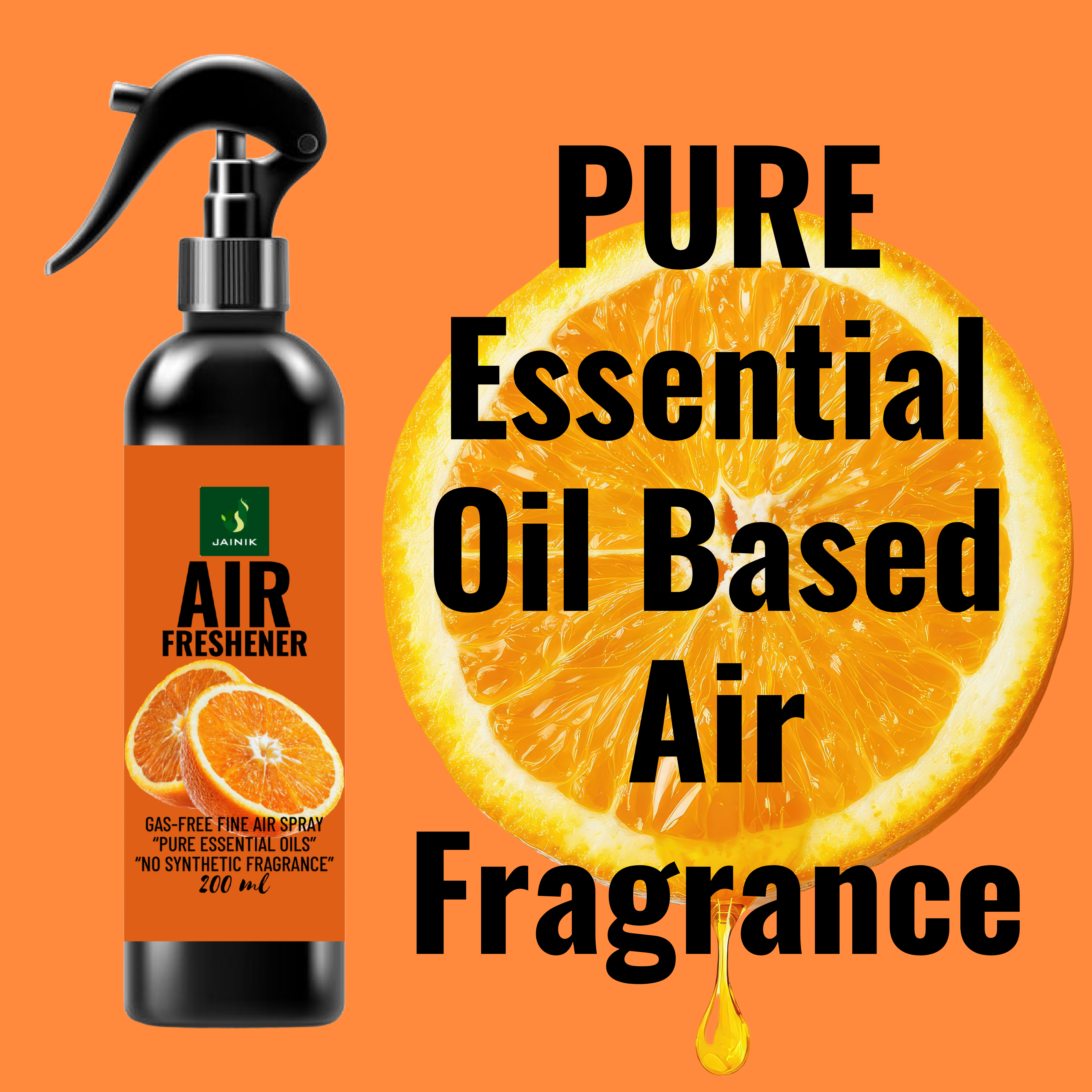Orange Air Freshener Spray