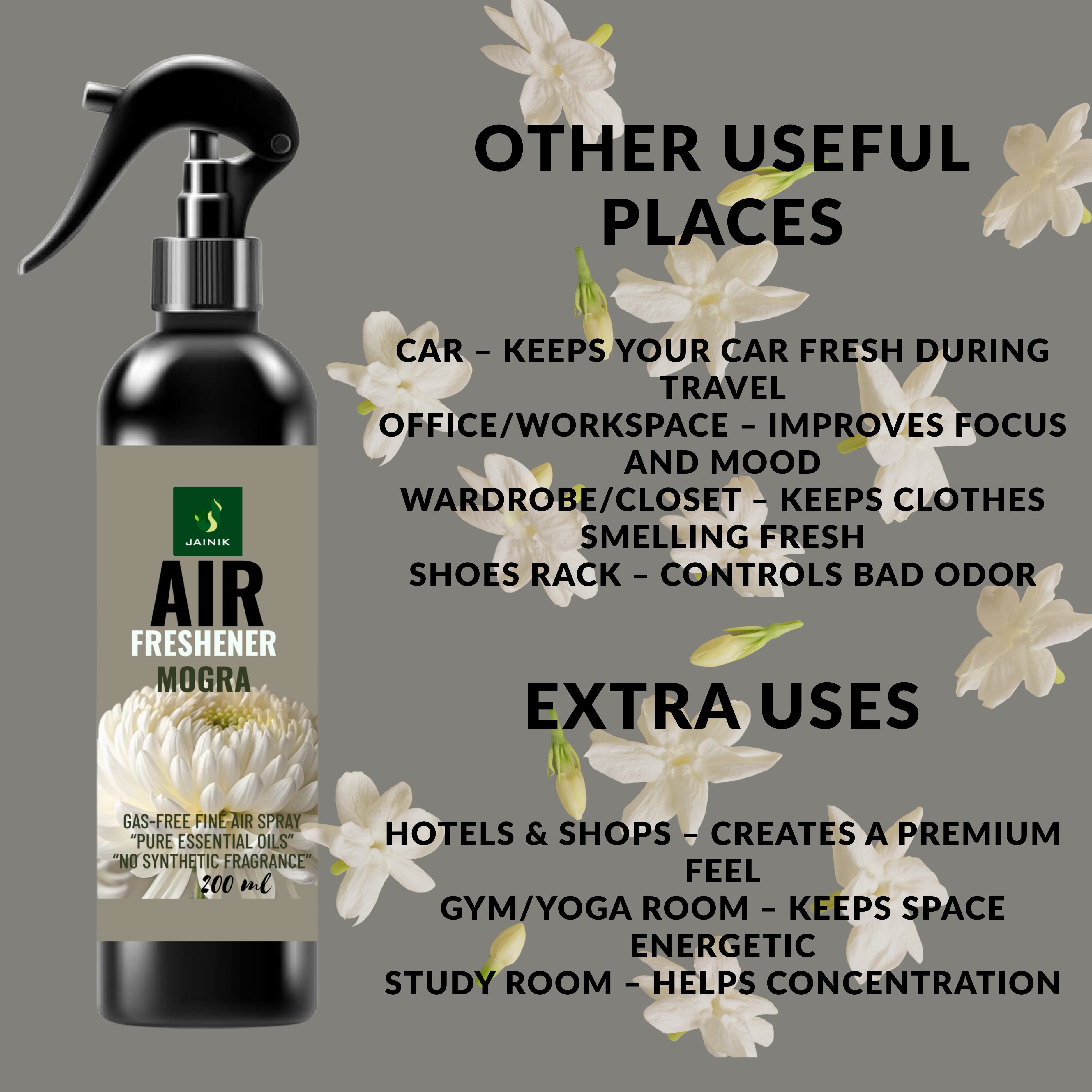 Mogra Air Freshener Spray