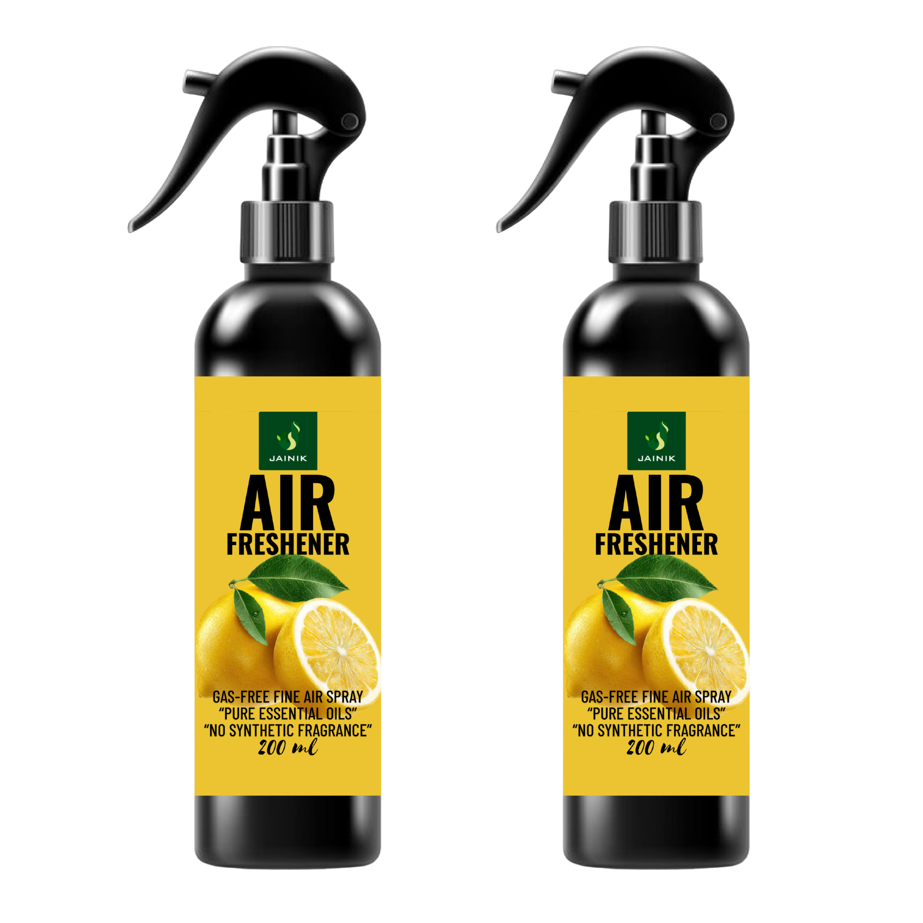2 Lemon Essential Oil Air Freshener