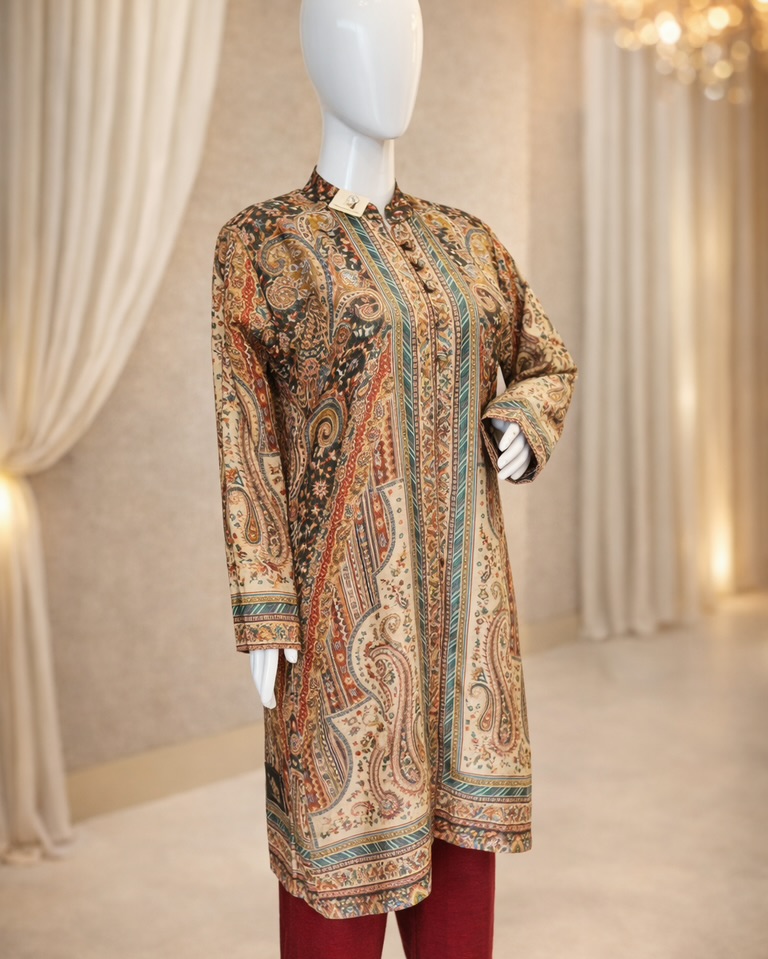 Pure Kaani Coat Set | Ethnic | Coat Set | 2 Pc suit | Kashmiri 