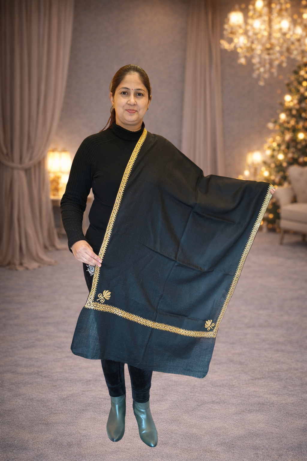 Pashmina Embroidered Stole 