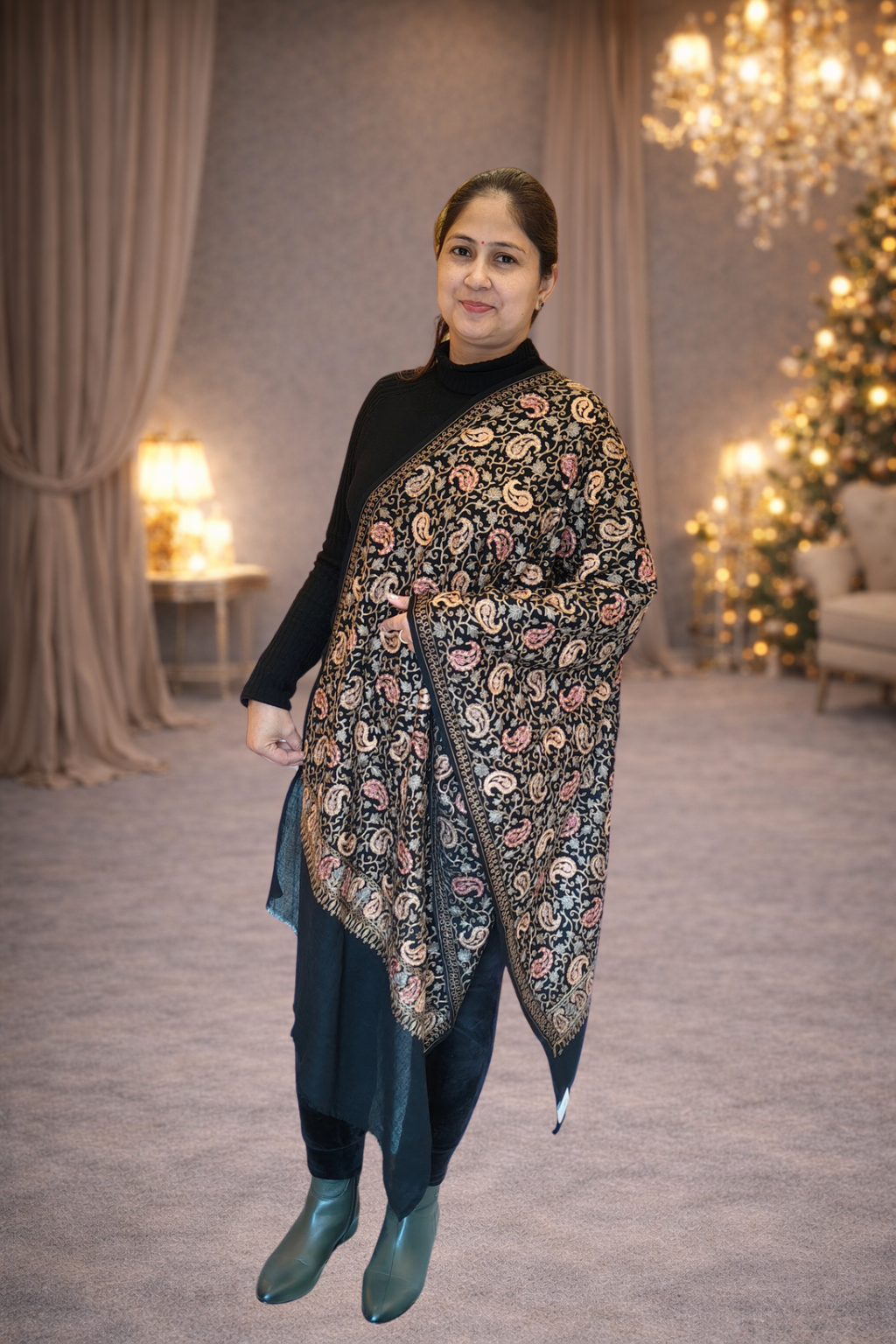 Pashmina Embroidered Stole