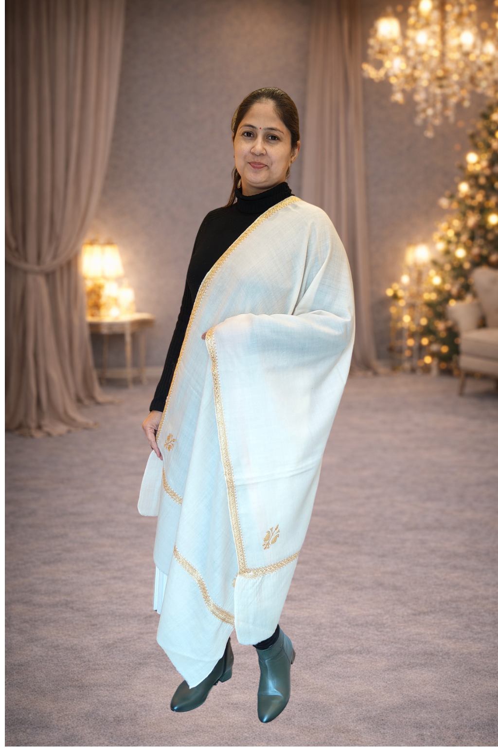 Pashmina Embroidered Stole 