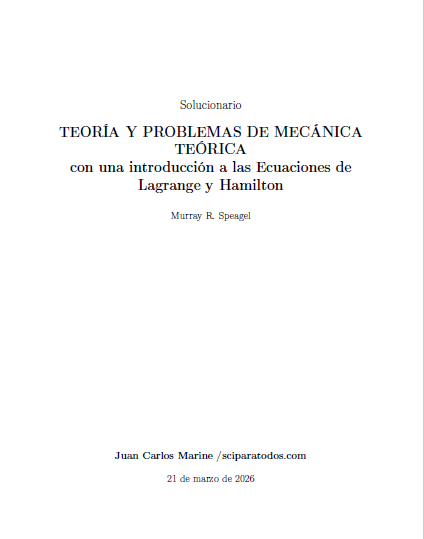 SOLUCIONARIO DE MECÁNICA TEÓRICA