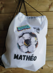 Sac à dos de sport à lanière personnalisé 