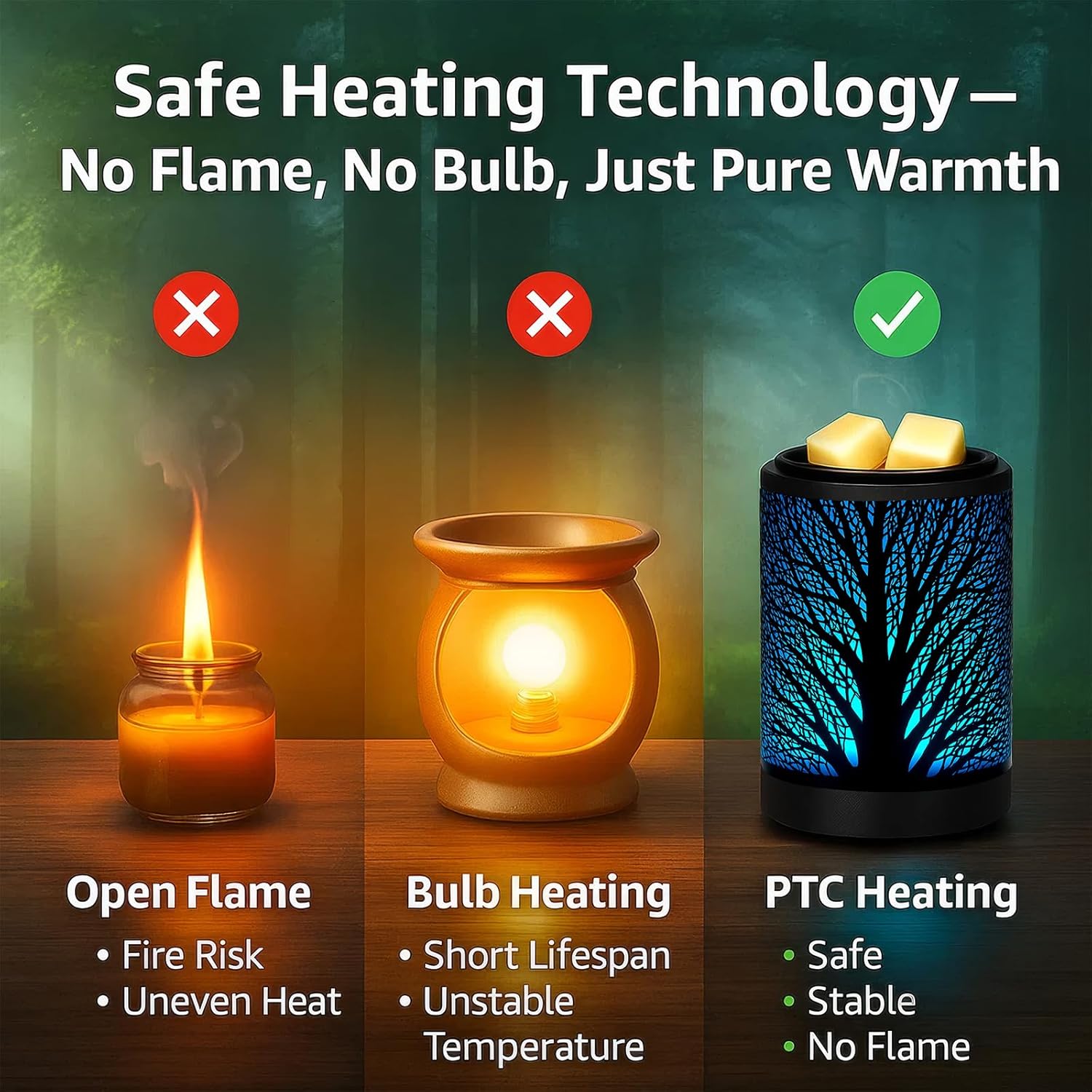 Forest Glow Electric Wax Warmer