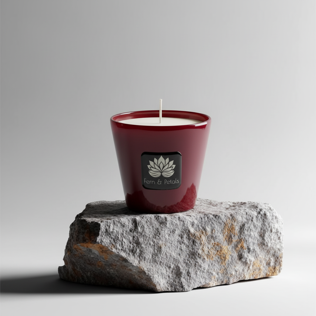 Crimson Glow Candle