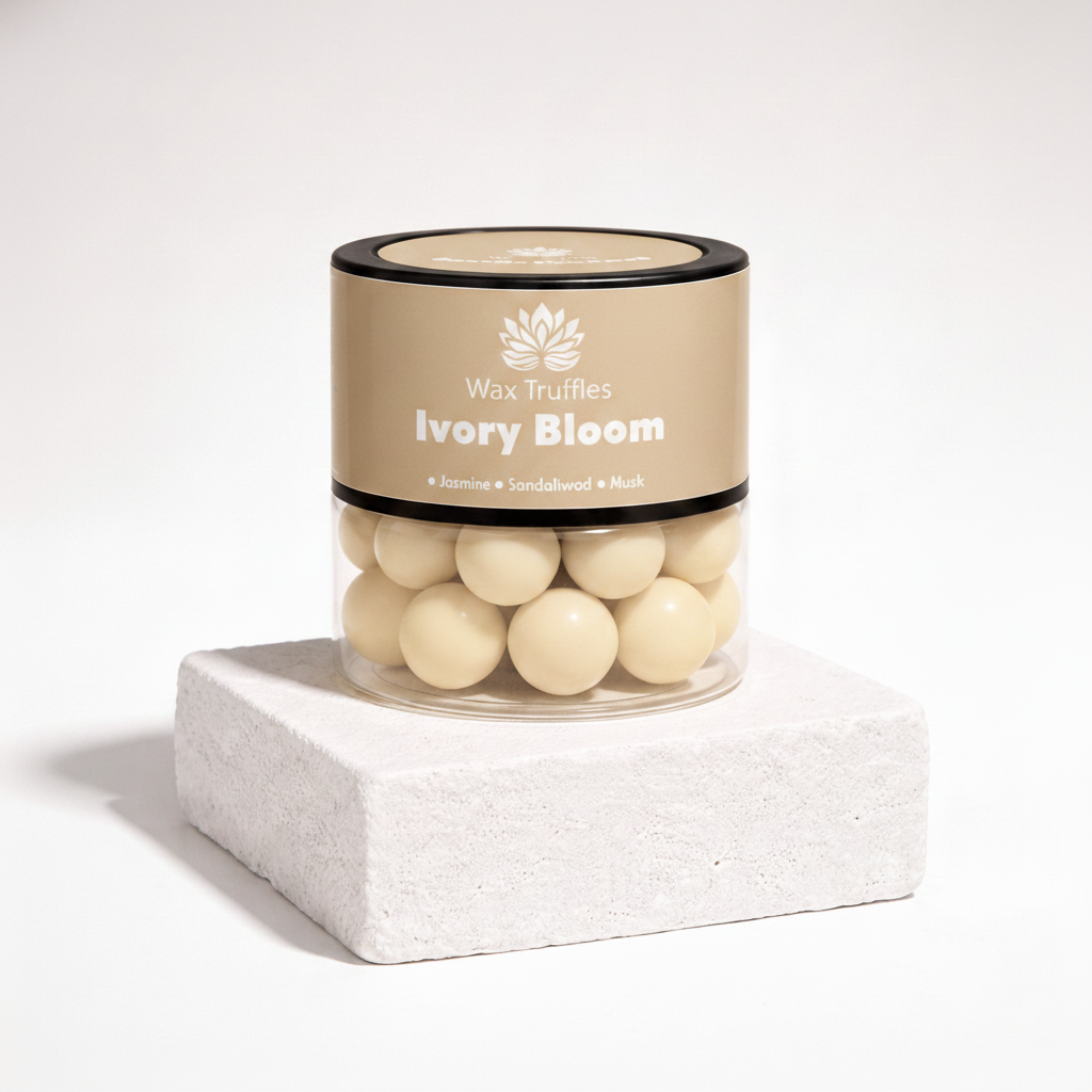 Ivory Bloom Hand-Poured Wax Truffles