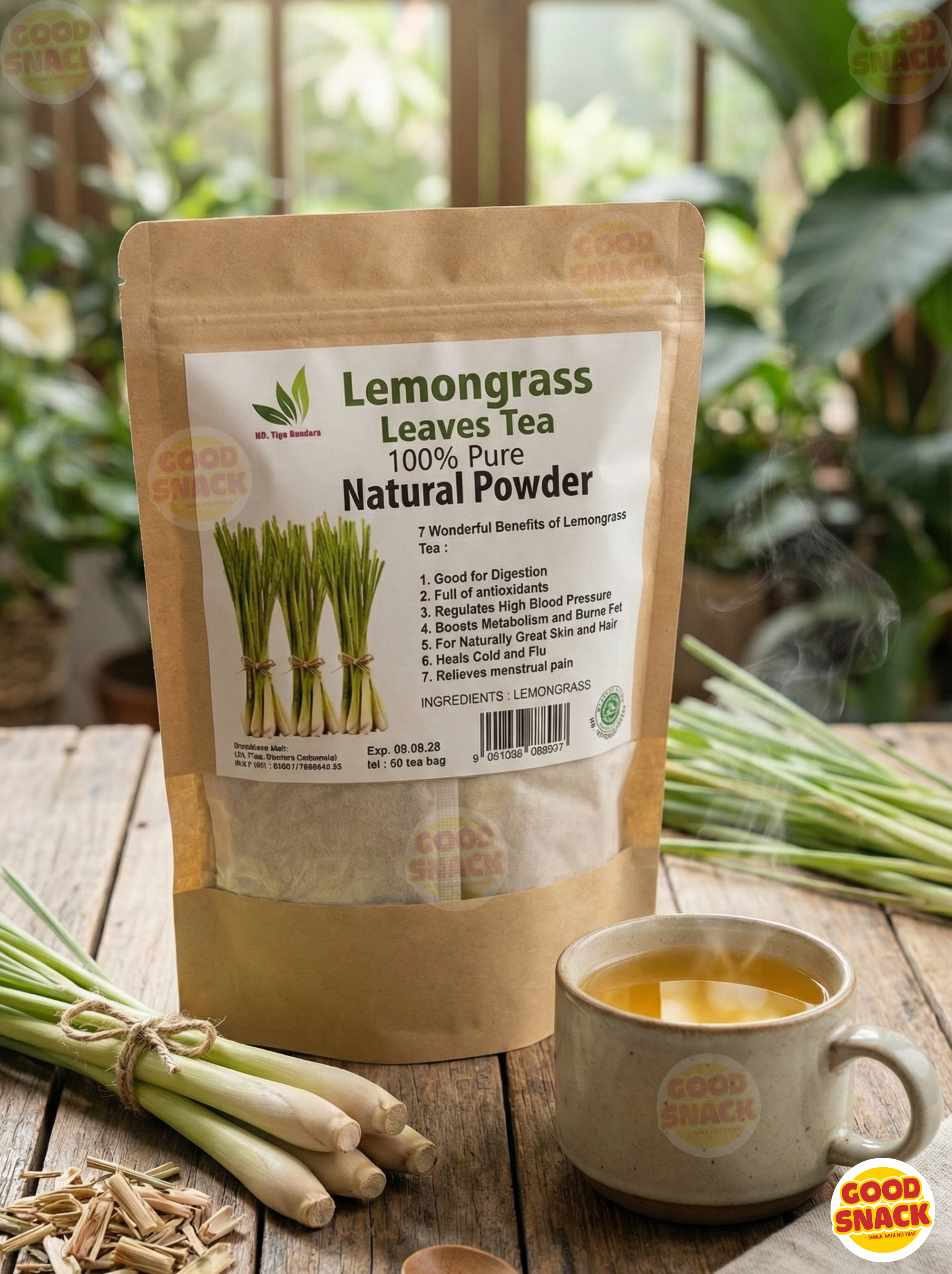 Lemongrass Leaves Tea (50 Tea Bag)